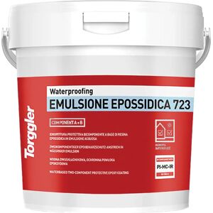 Torggler VERNICE IMPERMEABILIZZANTE  3 kg EMULSIONE EPOSSIDICA 723 ROSSO BICOMPONENTE