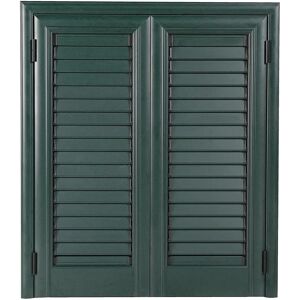 Tecnomat PERSIANA IN ALLUMINIO VERDE MAREZZATO 2 ANTE 140x120 cm (LxH)