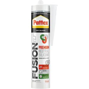 Pattex SILICONE NEUTRO  FUSION 300 ml TRASPARENTE CERTIFICATO PER CELLE FRIGORIFERE