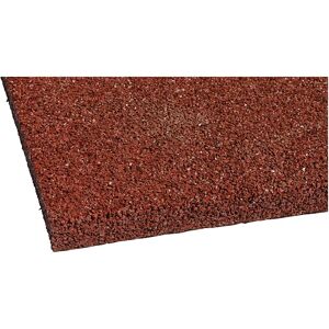 Tecnomat PIASTRA ANTITRAUMA ROSSA GOMMA RICICLATA 30 mm 50x50 cm