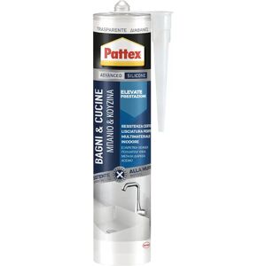 Pattex SILICONE NEUTRO  PREMIUM SANITARI TRASPARENTE 280 ml ANTIMUFFA