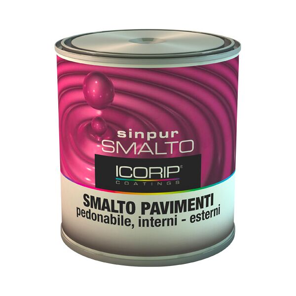 i.co.ri.p 11.spr.3 smalto sinpur rosso per pavimento da lt.0,750 pezzi 6 - 11.spr.3