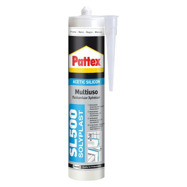 pattex silicone acetico  universale nero 300 ml alta qualita