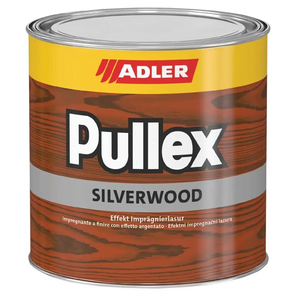 adler_vernici finitura a finire legno adler 750 ml pullex silverwood argento solvente 4-5 m² con 1 l