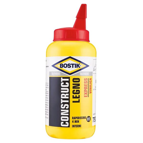 bostik colla per legno  express 750 g incollaggio rapido  750 g