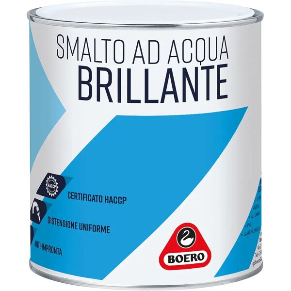 boero smalto acqua brillante  giallo limone 0,75 l ferro legno muro 10-12 m² con 1 l