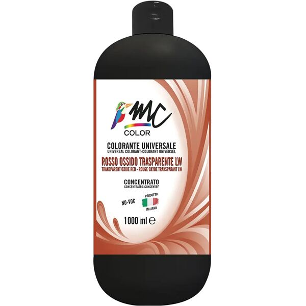 tecnomat colorante universale mc color 1 l rosso ossido trasparente concentrato no voc