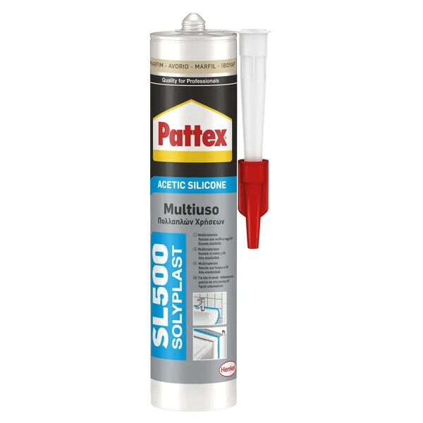 pattex silicone acetico  universale avorio ral 1013 300 ml alta qualita