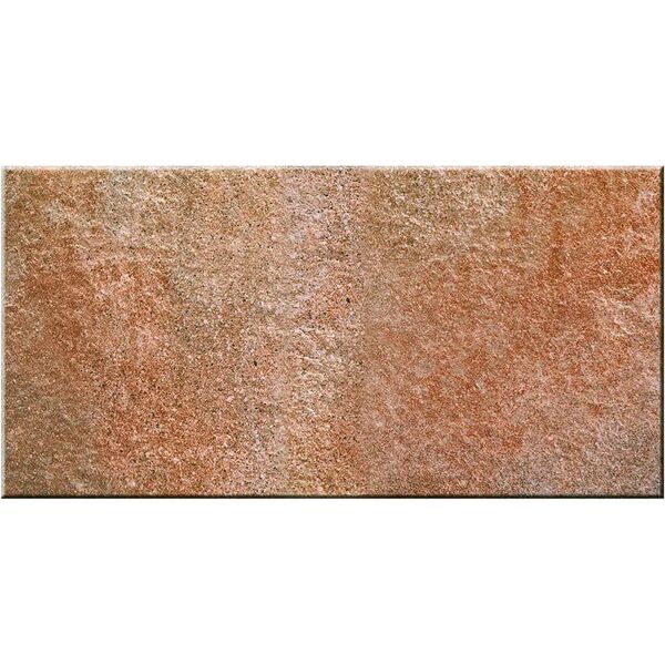 tecnomat pavimento esterno red stone 15x30x0,85 cm r10 pei 4 gres porcellanato