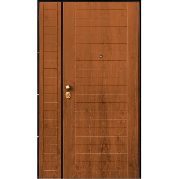 tecnomat porta blindata hammer doppia anta apertura spinta a destra 210x90/30 cm (hxl) classe 3