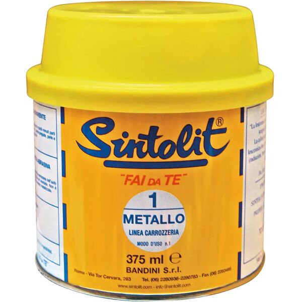 sintolit stucco metallo  375 ml bicomponente ricostruisce metallo marmitte radiatori