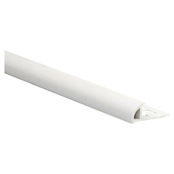 arcansas profilo ecorond pvc satinato bianco 250 cm h 10 mm