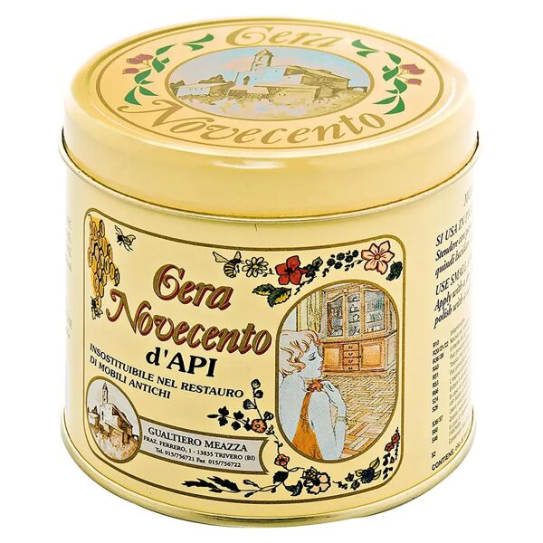 cera_novecento cera d'api novecento 500 ml neutra in pasta 8-10 m² con 1 l