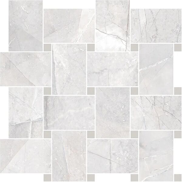 tecnomat mosaico interno pulpis grigio 30x30 cm rettificato gres porcellanato pei 5 r9