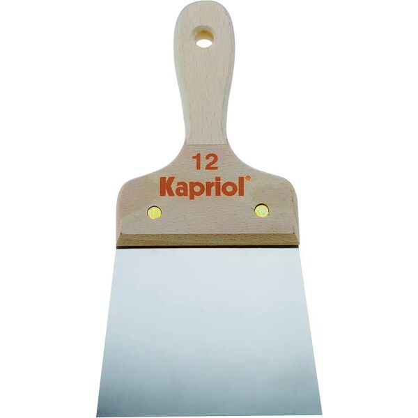 kapriol spatola 120 mm  per rasatura acciaio temprato manico legno