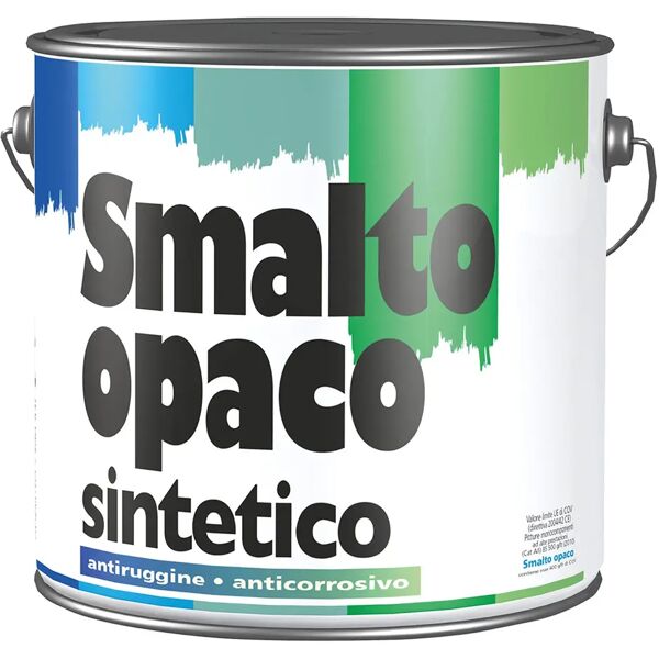 cipir smalto sintetico opaco  grigio 2,5 l antiruggine 12-14m² con 1 l da diluire