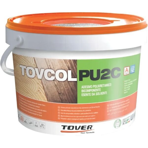 tover colla bicomponente tp2c evo legni chiari 10kg per la posa di parquet massello e prefinito