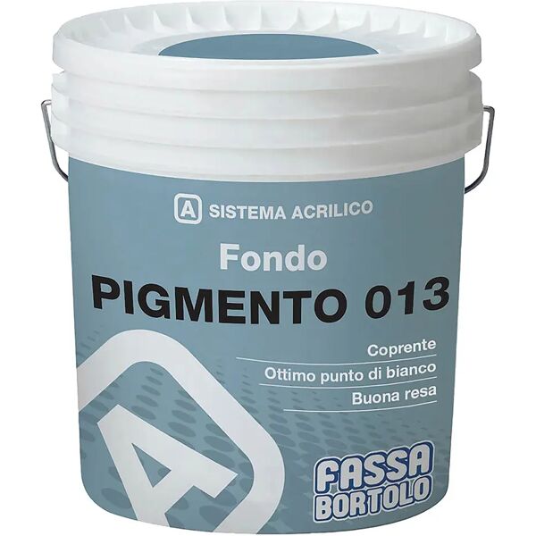 fassa fondo preparazione pigmento 013  14 l bianco per interno 12-15 m² con 1 l da diluire