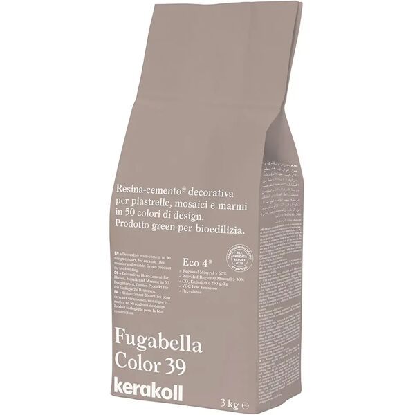 kerakoll stucco fugabella color  39 3 kg fuga 0-20 mm uso interno ed esterno