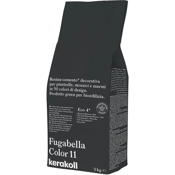 kerakoll stucco fugabella color  11 3 kg fuga 0-20 mm uso interno ed esterno