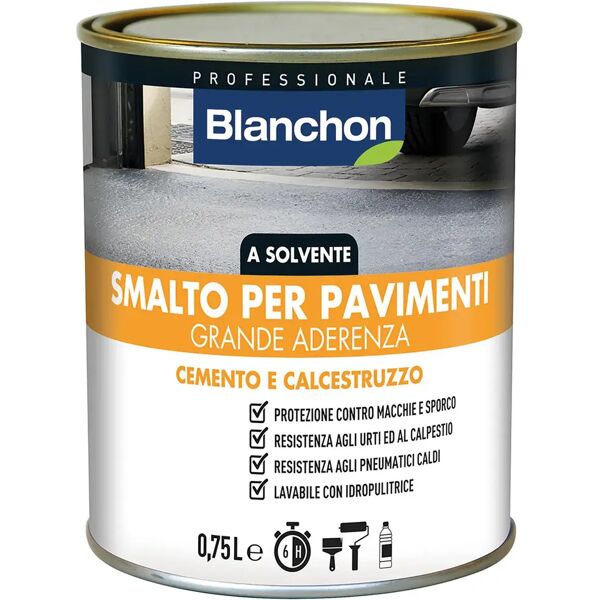 tecnomat smalto pavimenti blanchon solvente 0,75l mattone 12 m² con 1 l pronto uso