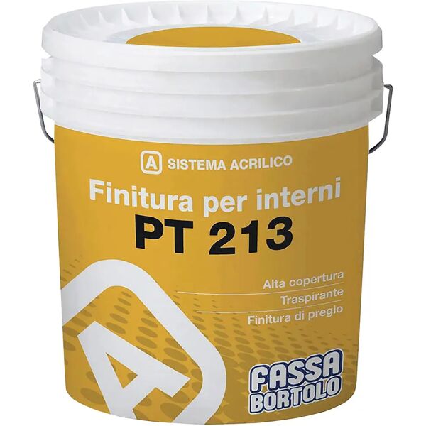 fassa idropittura traspirante pt213  14 l semilavabile interni 4-6 m² con 1 l a 2 mani