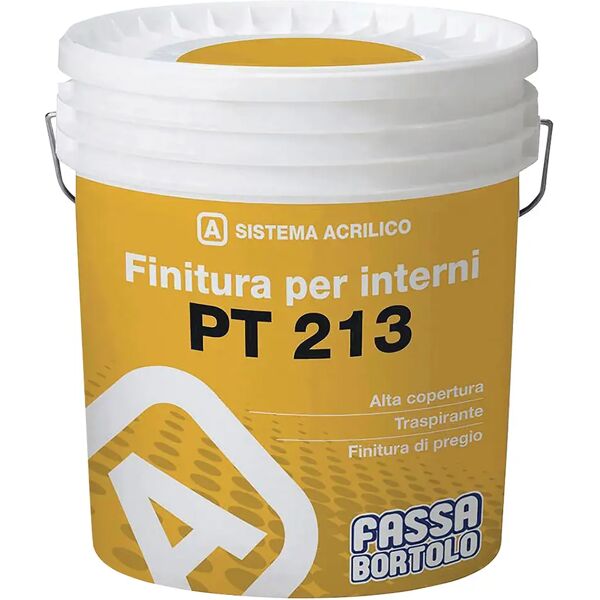 fassa idropittura traspirante pt213  5 l semilavabile per interno 4-6 m² con 1 l a 2 mani