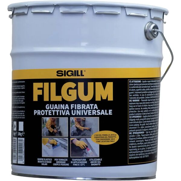 sigill membrana elastica filgum  4 kg piastrellabile verniciabile posa anche sotto acqua