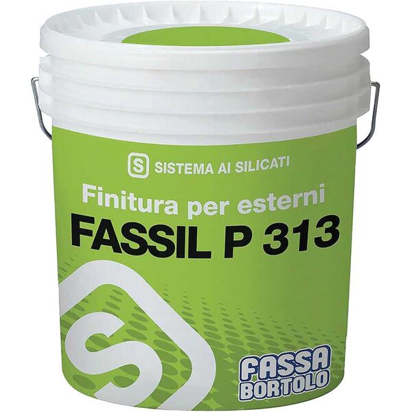 fassa idropittura silicati fassil p313  14 l bianca liscia 3-4 m²  con 1 l a 2 mani