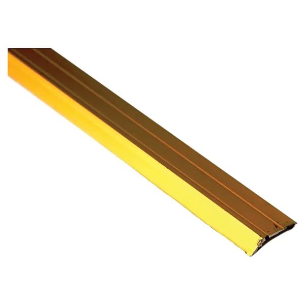tecnomat profilo di dislivello adesivo colore oro 900x10 mm