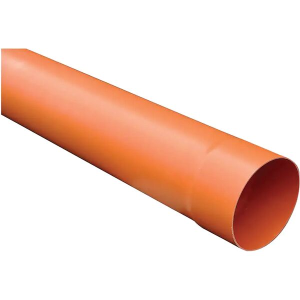 fitt tubo Ø 125 mm 3 m arancio