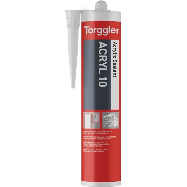 torggler sigillante acrilico  per giunti 310 ml grigio verniciabile