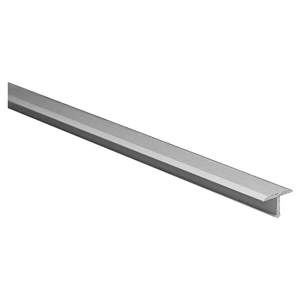 arcansas profilo giunzione tialu alluminio argento 270 cm h 14x9 mm