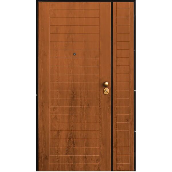 tecnomat porta blindata hammer doppia anta apertura spinta a sinistra 210x90/30 cm (hxl) classe 3