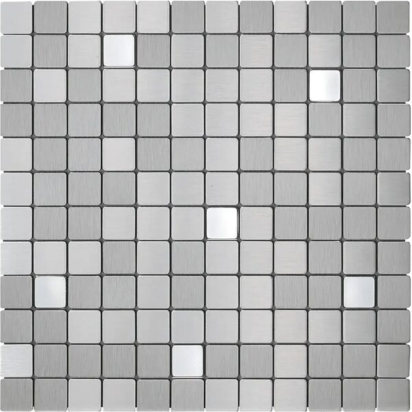 tecnomat mosaico interno girona mix 31x31x0,4 cm d-bond / alluminio