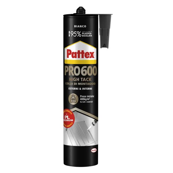 pattex colla  pro600 440g high tack  forte presa iniziale materiali pesanti 400kg/mq