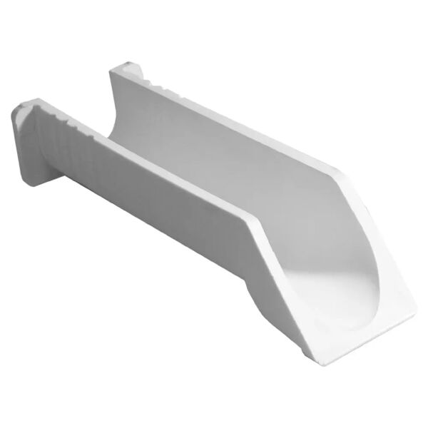 tecnomat gocciolatoio da balcone aperto bianco 230x45x60 cm (lxhxp) in marmoplastica