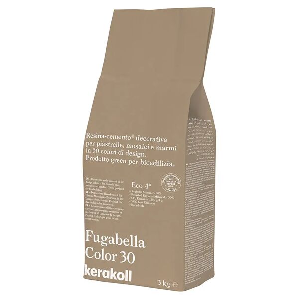 kerakoll stucco fugabella color  30 3 kg fuga 0-20 mm uso interno ed esterno