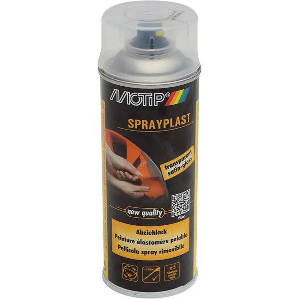 motip pellicola rimovibile spray  400 ml sprayplast trasparent gloss 0,5-1 m² con 1 l - 5 mani