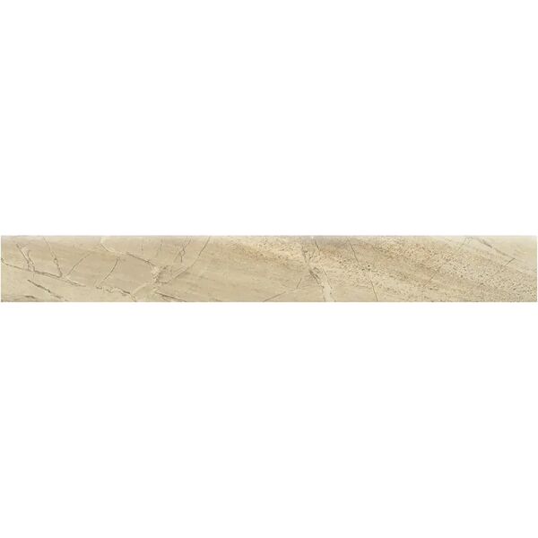 tecnomat battiscopa denver beige 7,5x60x0,8 cm 10 pezzi pei3 gres porcellanato