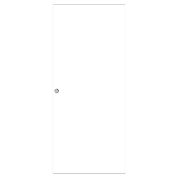 tecnomat porta da interno scorrevole esterno muro bianca 216x93 cm (hxl) reversibile