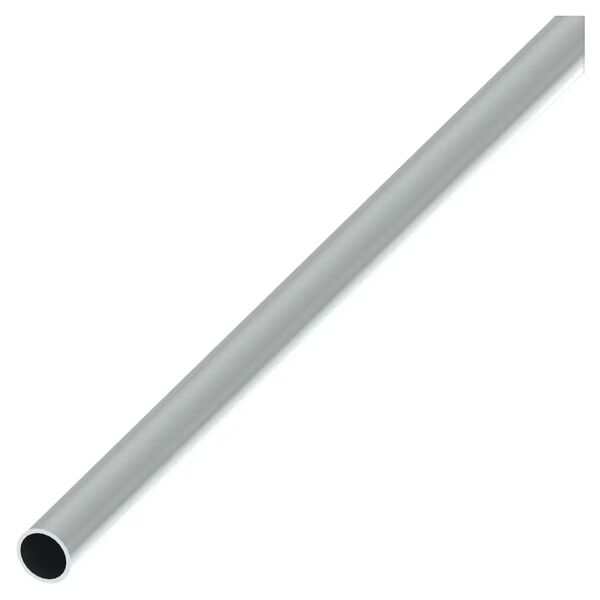 alfer aluminium tubo tondo alluminio anodizzato Ø 16x1 mm 2 m argento brillante