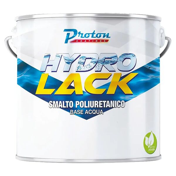 proton smalto murale acqua hydrolack  satinato bianco 10 l 8-9 m² con 1 l