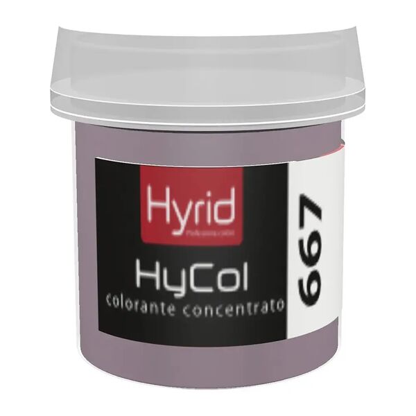 hyrid by covema colorante concentrato hycol 667 hyrid viola accento 80 ml per finiture decorative