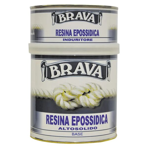 brava resina epossidica  750 ml multiuso 12 m² con 1 l da diluire