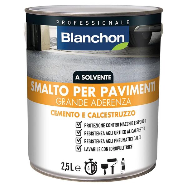 tecnomat smalto pavimenti blanchon solvente 2,5 l mattone 12 m² con 1 l pronto uso