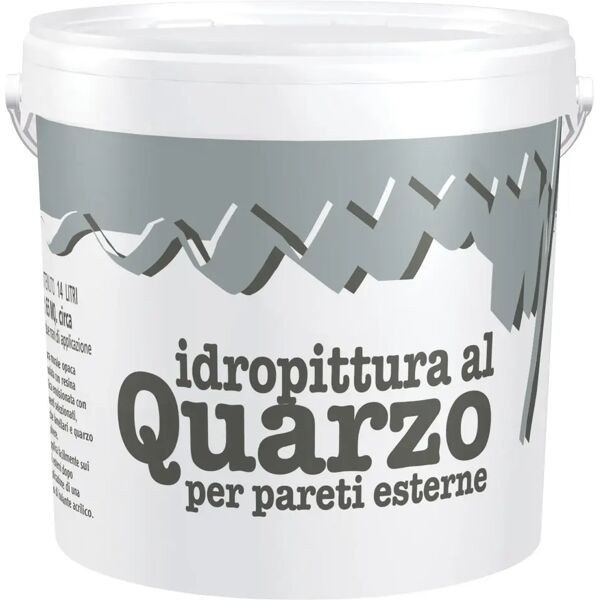 cipir idropittura al quarzo  14 l bianco per esterno 4-6 m² con 1 l a 2 mani