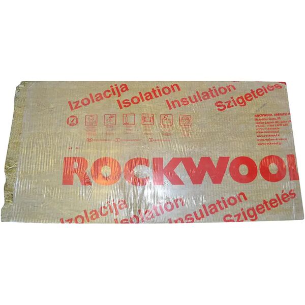 tecnomat pannello rockwool roofrock 50 plus  120x60 sp 6 cm 120 kg/mc cond.term 0,037