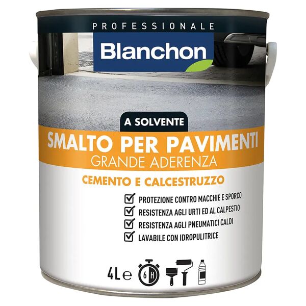 tecnomat smalto pavimenti blanchon solvente 4 l mattone 12 m² con 1 l pronto uso