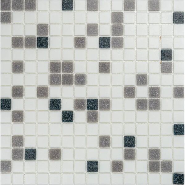 tecnomat mosaico glass paste mix grigio nero  bianco 32,7x32,7x0,4 cm